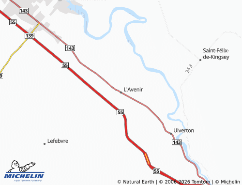 MICHELIN-Landkarte L'Avenir - ViaMichelin