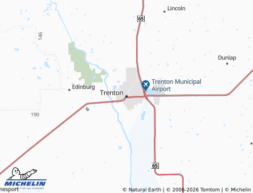 Mapa MICHELIN Trenton - ViaMichelin