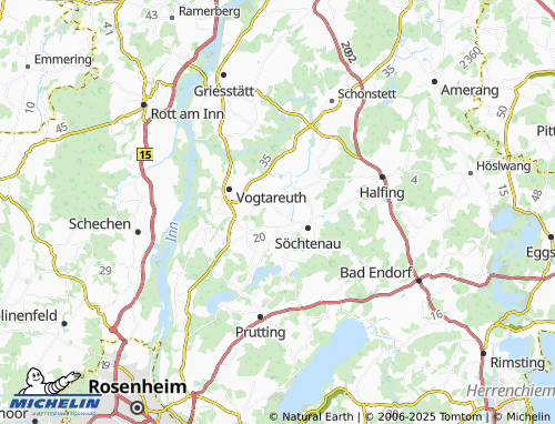 Carte MICHELIN Berg - ViaMichelin