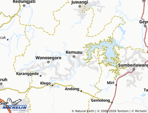 Carte MICHELIN Kemusu - ViaMichelin