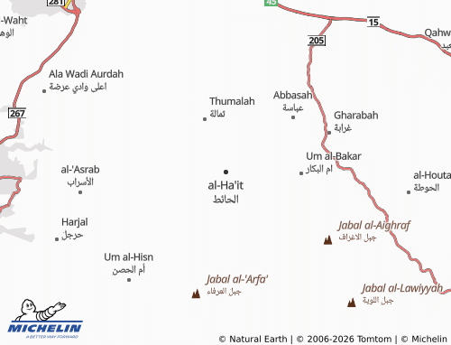 Carte MICHELIN al-Ha'it - ViaMichelin