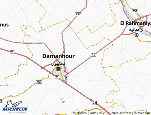 MICHELIN Manshiat El Awkaf map - ViaMichelin