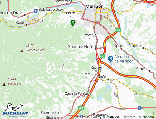 Mapa MICHELIN Polana - ViaMichelin