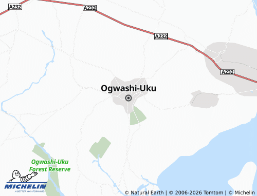 Kaart MICHELIN Ogwashi-Uku - ViaMichelin