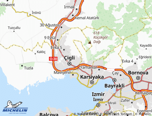 MICHELIN Güzeltepe map - ViaMichelin