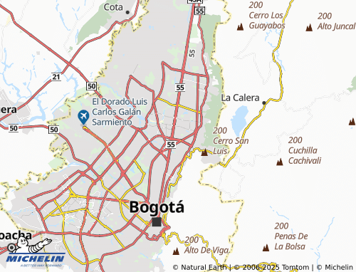 MICHELIN Santa Bibiana map - ViaMichelin