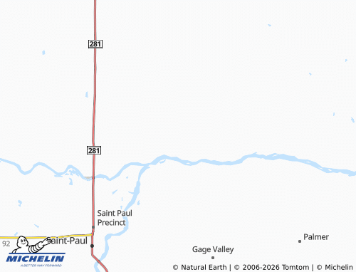 Mapa MICHELIN Cushing - ViaMichelin