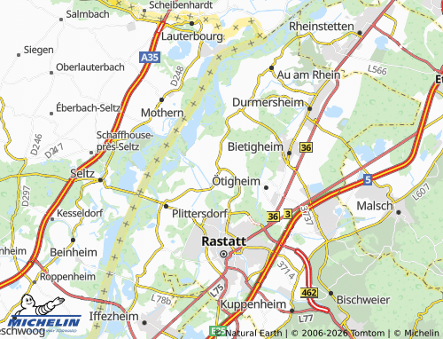 Mapa MICHELIN Steinmauern - ViaMichelin