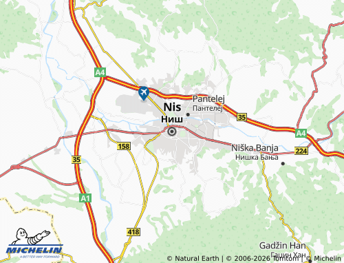 Mapa MICHELIN Naissus - ViaMichelin