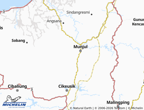 Mapa MICHELIN Lebak - ViaMichelin