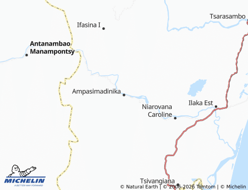 Mappa MICHELIN Ampasimadinika - ViaMichelin