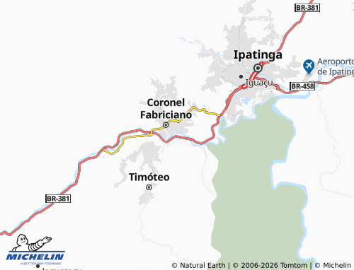 Carte MICHELIN Nova Esperança - ViaMichelin