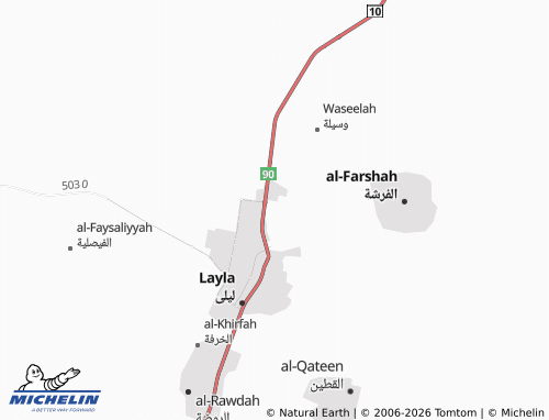 MICHELIN-Landkarte al-'Andalus - ViaMichelin