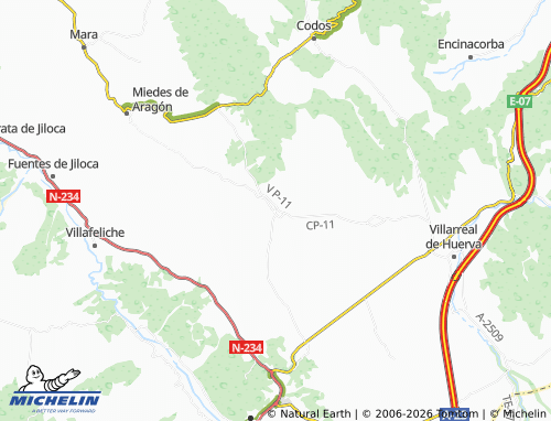 Mappa MICHELIN Langa del Castillo - ViaMichelin