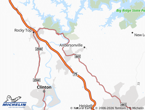 Mappa MICHELIN Norris - ViaMichelin