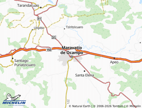 Mapa MICHELIN Unidad Deportiva Melchor Ocampo - ViaMichelin