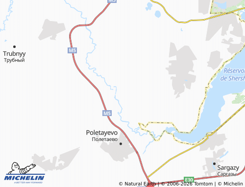 MICHELIN-Landkarte Poletayevo 2 - ViaMichelin