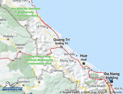 MICHELIN Quang Tri map - ViaMichelin