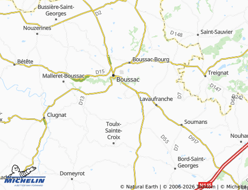 Carte MICHELIN Saint-Silvain-Bas-le-Roc - ViaMichelin