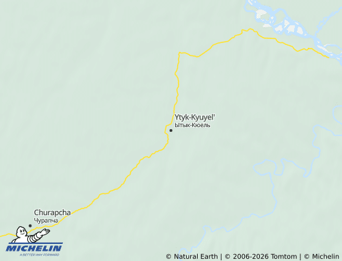 Mapa MICHELIN Distrito de Tattinsky - ViaMichelin