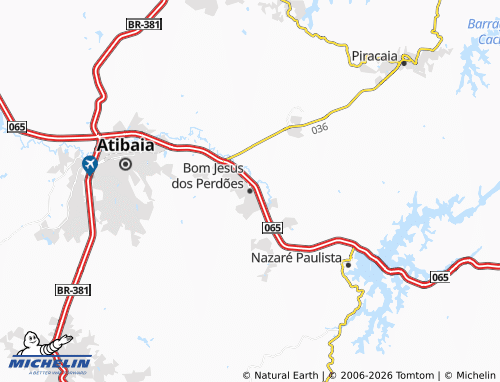 Carte MICHELIN Bom Jesus dos Perdões - ViaMichelin