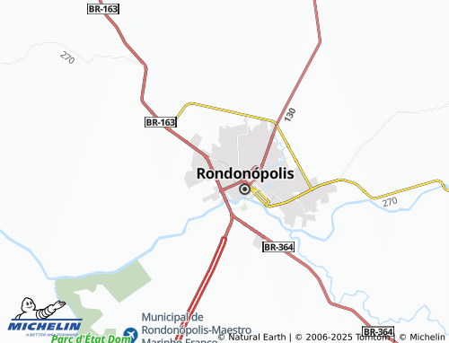 MICHELIN Novo Horizonte map - ViaMichelin