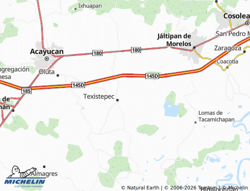Mapa MICHELIN Miguel Alemán 2 - ViaMichelin