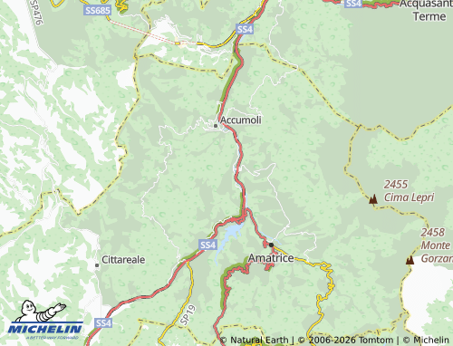 Carte MICHELIN Macchia - ViaMichelin