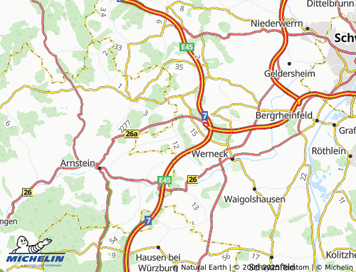 MICHELIN Schraudenbach map - ViaMichelin