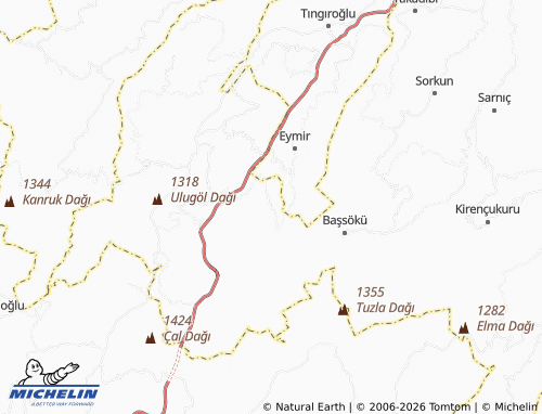 Mappa MICHELIN Kahramaneli - ViaMichelin