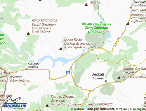 Carte MICHELIN Panagia - ViaMichelin