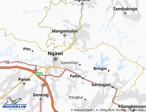 MICHELIN Kiyonten map - ViaMichelin
