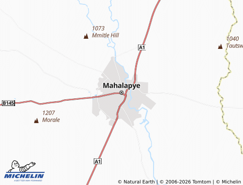 Mapa MICHELIN Mahalapye - ViaMichelin