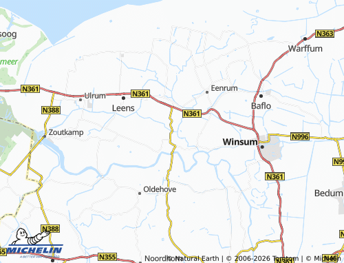 Carte MICHELIN Warfhuizen - ViaMichelin