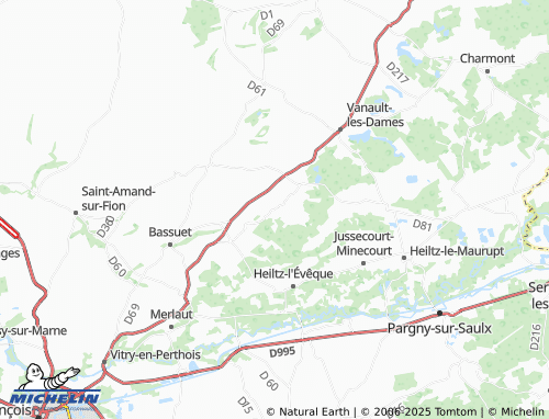 Mapa MICHELIN Val-de-Vière - ViaMichelin