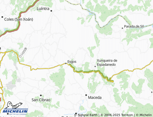 Mapa MICHELIN Meiroás - ViaMichelin
