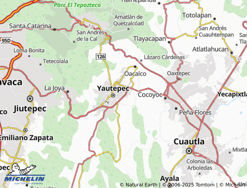 Kaart MICHELIN Villarreal Yautepec I - ViaMichelin