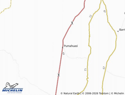 Mappa MICHELIN Pumahuasi - ViaMichelin