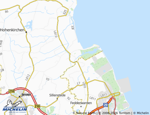MICHELIN Hooksiel map - ViaMichelin