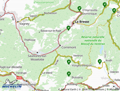 Mappa MICHELIN Cornimont - ViaMichelin
