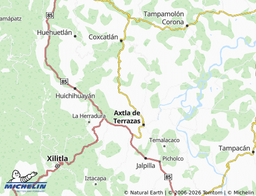 MICHELIN Xoloco map - ViaMichelin