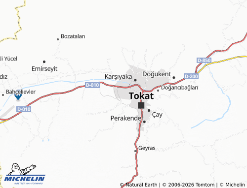 Mapa MICHELIN Derbent - ViaMichelin