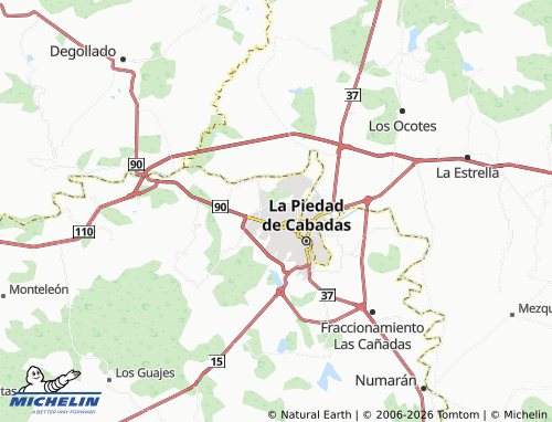 Mappa MICHELIN Santa Fe - ViaMichelin