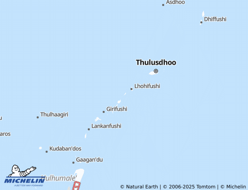 MICHELIN Kanifinolhu map - ViaMichelin