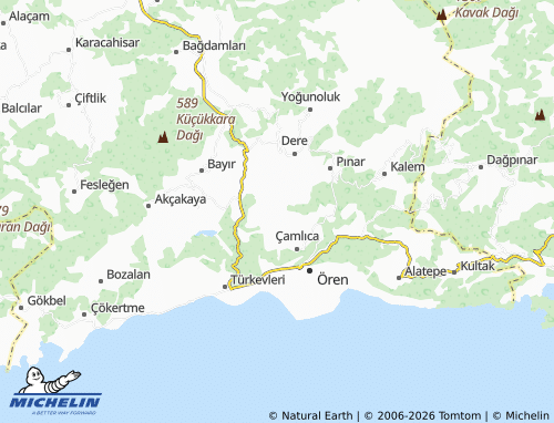 Mappa MICHELIN Hüsamlar - ViaMichelin