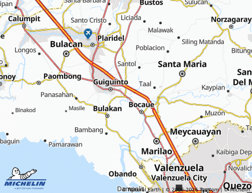 MICHELIN Balagtas map - ViaMichelin