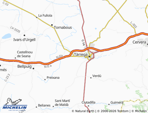 Mappa MICHELIN Vilagrassa - ViaMichelin