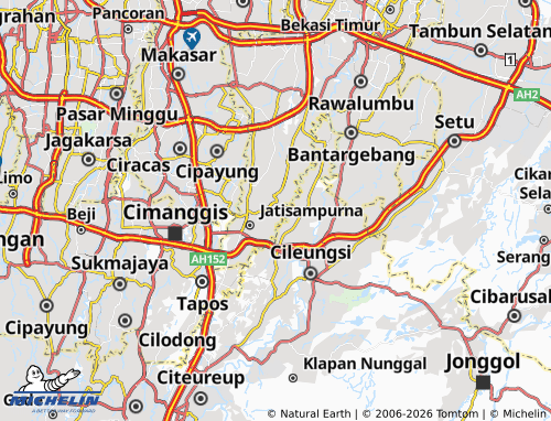 MICHELIN Jatirangga map - ViaMichelin
