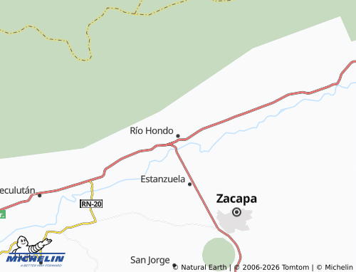 Mappa MICHELIN Río Hondo - ViaMichelin