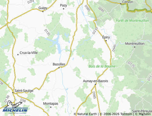 Carte MICHELIN Mouas - ViaMichelin